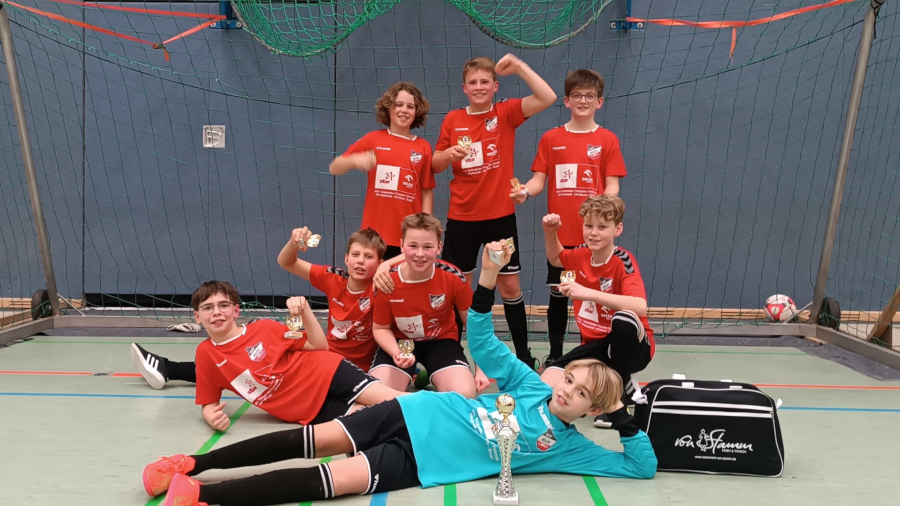 Kader: Max (Tor), Paul M., Finn, Nikolas, Lasse, Bennett, Jakob, Jannik