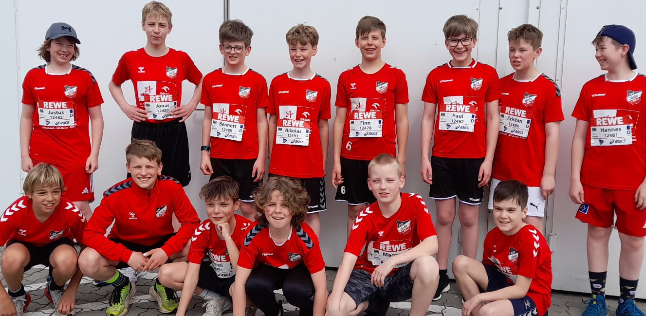 D-Jugend des TSV-Holm beim Zehntel in Hamburg